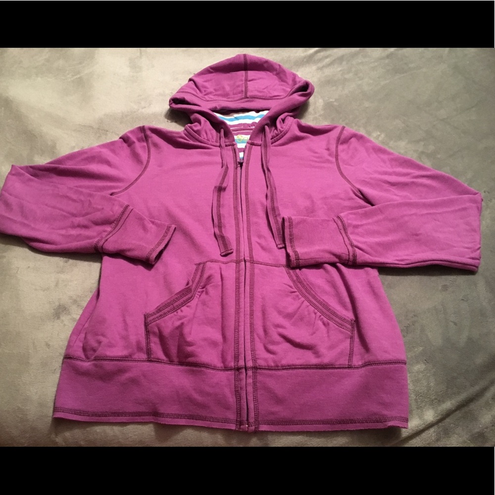 SO - purple zip up hoodie   Sz- XL (juniors)